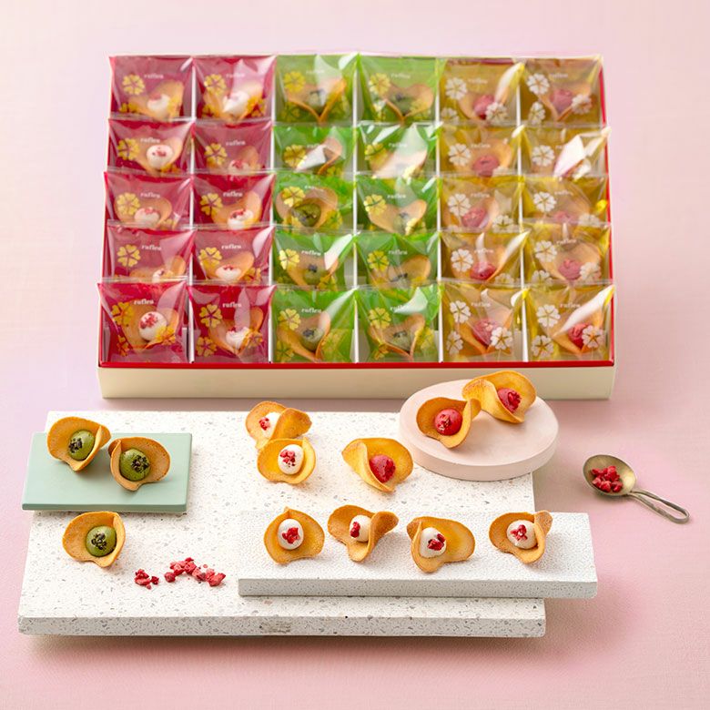 ルフル30個入(バニラ・抹茶・ベリーベリー)各10個入