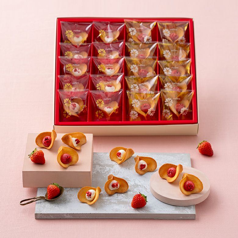 ルフル30個入(バニラ・抹茶・ベリーベリー)各10個入